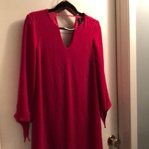 Lined pink shift  dress